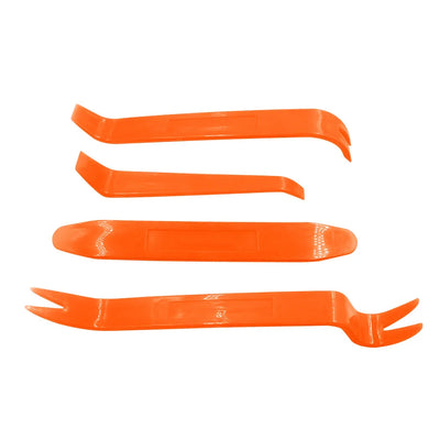 4pcs/Set Portable Car Panel Removal Tool Kit Nail Puller Radio Audio Door Pry Repair Clip Trim Dash Removal Installer Hand Tool - Smarsty