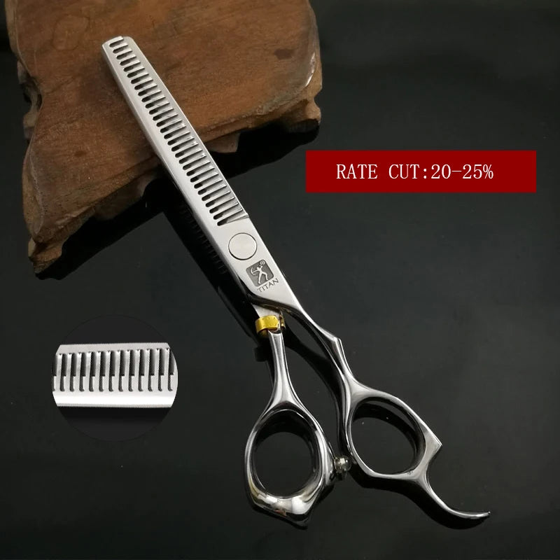 Titan 3D Professional Hair Cutting Scissors 6 Inch - Smarsty