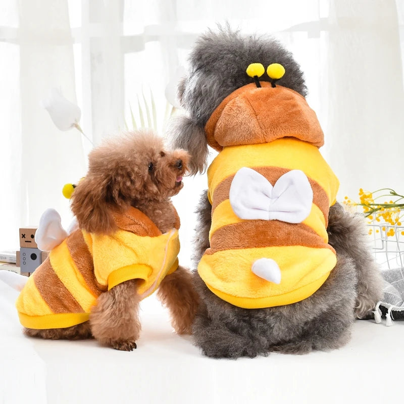 Yellow Bee Big Dog Jacket for Winter Comfort - Smarsty
