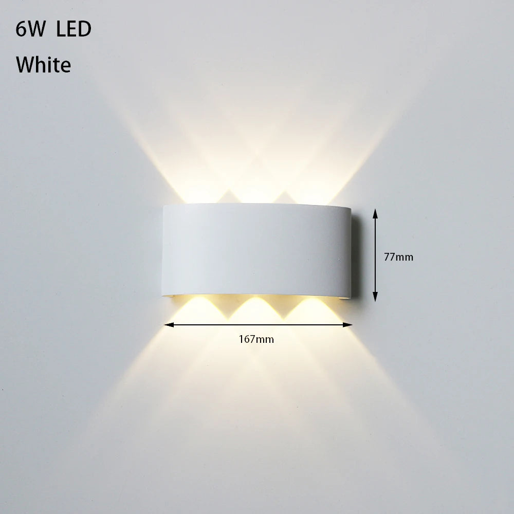 Outdoor Waterproof LED Wall Lamp for Stylish Illumination - Smarsty