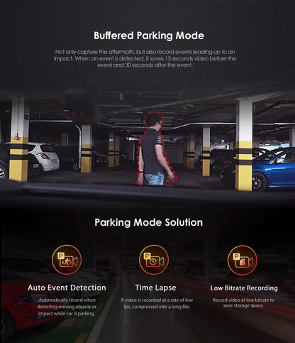 2K Car Dash Camera With Night Vision And Parking Mode - Smarsty