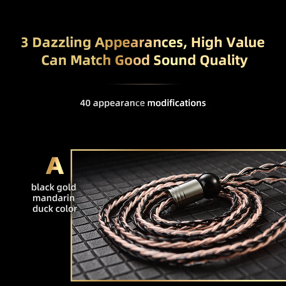 QKZ T1 HiFi Earphone Upgrade Cable with MMCX Connector - Smarsty