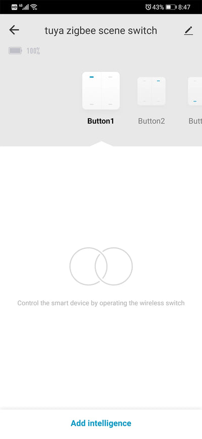 Tuya Smart Wireless Zigbee Wall Light Switch - Smarsty