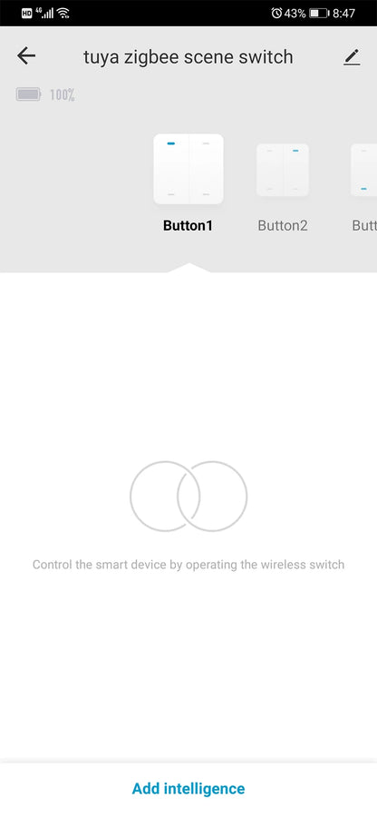 Tuya Smart Wireless Zigbee Wall Light Switch - Smarsty