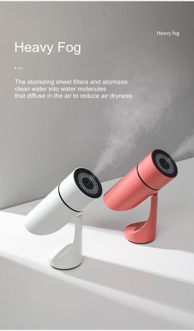 Wireless USB Aromatherapy Humidifier with LED Night Light - Smarsty