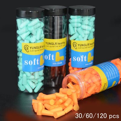 Ear Plugs Earplugs Noise Reduction Ear Plug Foam Oordopjes Slapen Sleep Anti Noise Reduction Music Cancelling Insulation Earplug - Smarsty
