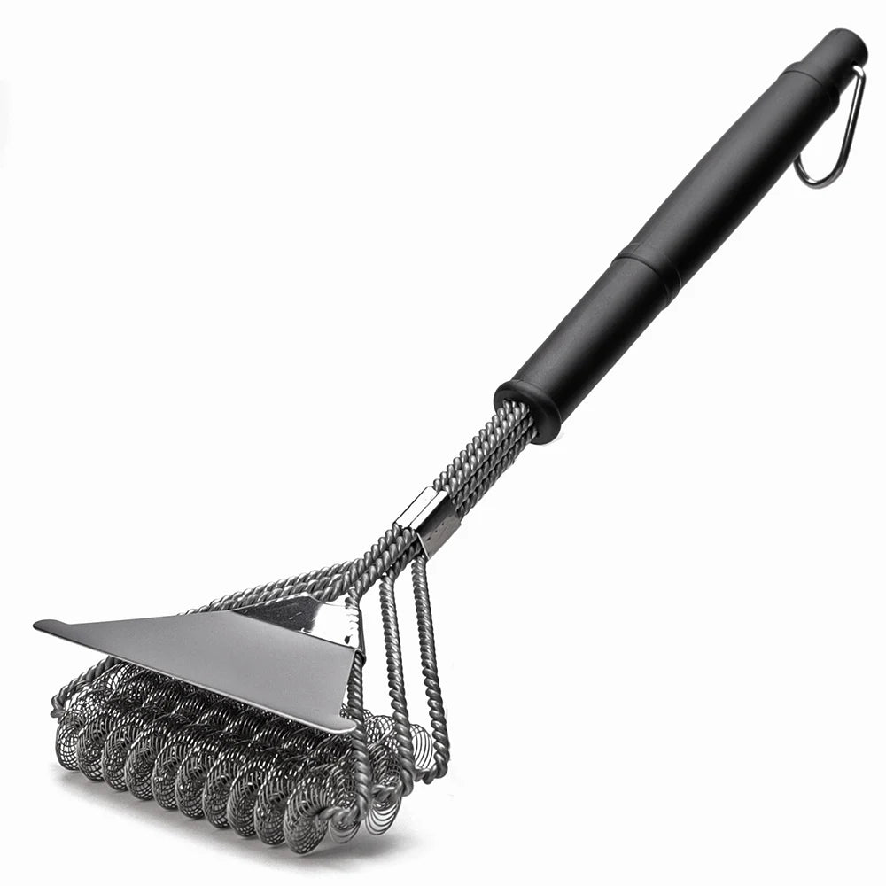 Bristle Free Grill Brush Rust Resistant Stainless Steel - Smarsty