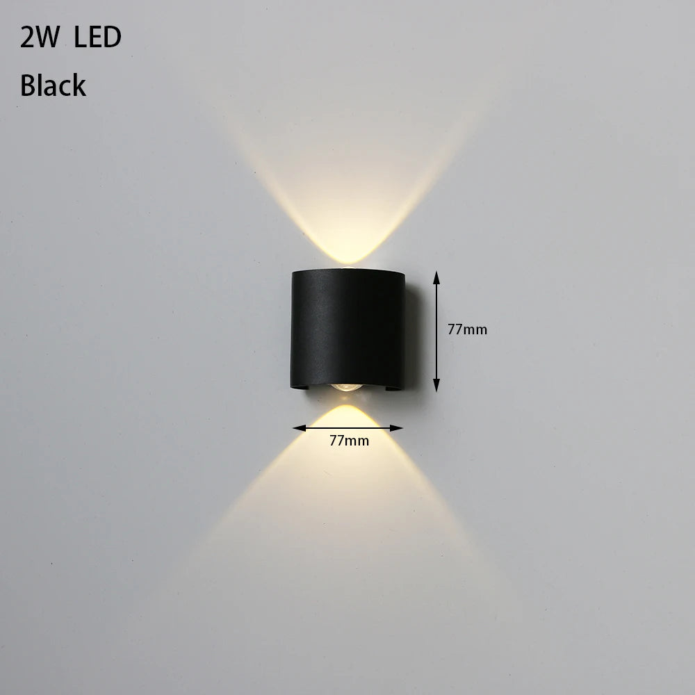 Outdoor Waterproof LED Wall Lamp for Stylish Illumination - Smarsty