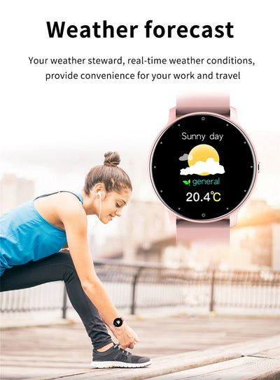 LIGE Smart Watch for Ladies with Full Touch Screen - Smarsty