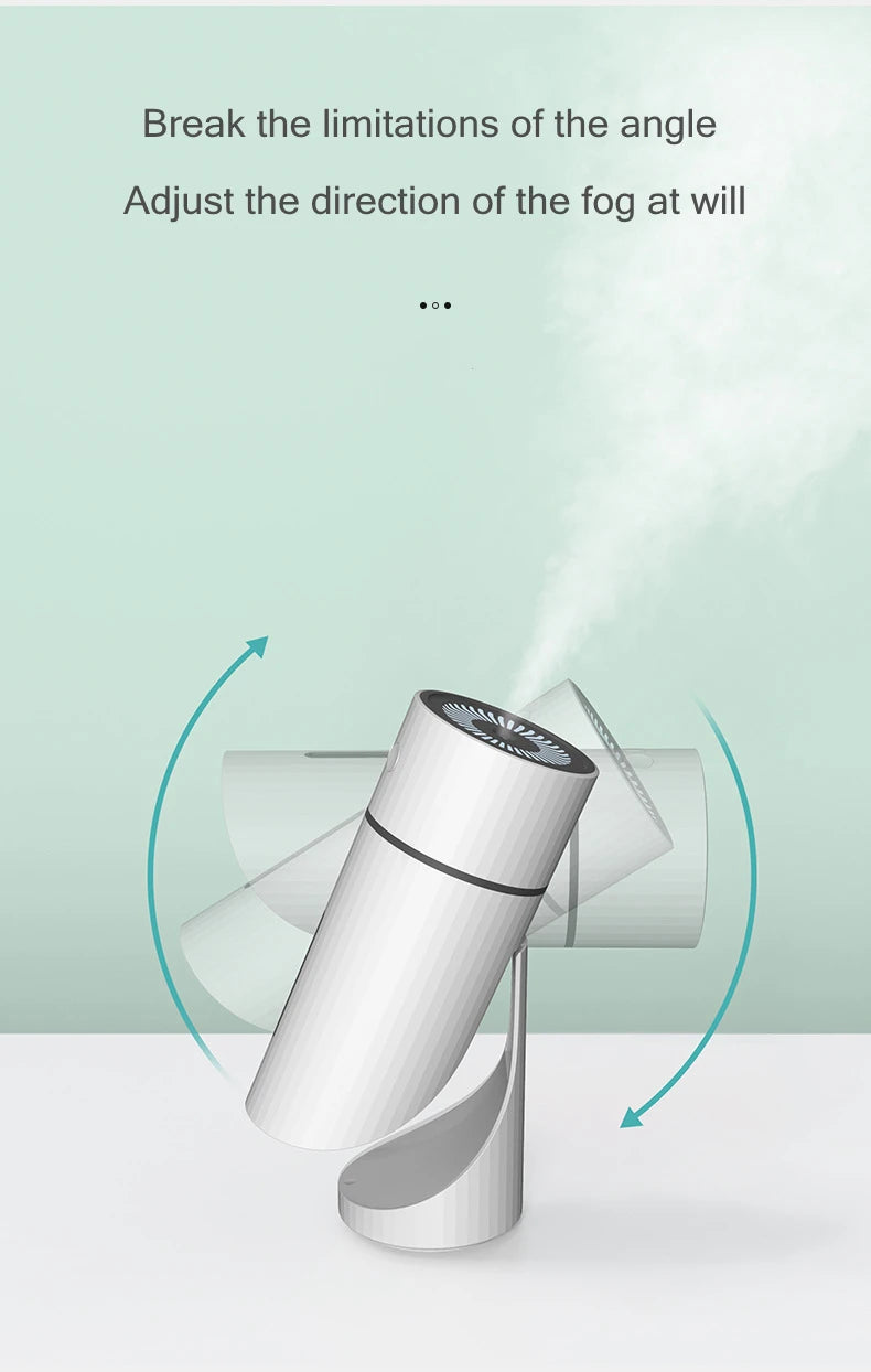 Wireless USB Aromatherapy Humidifier with LED Night Light - Smarsty