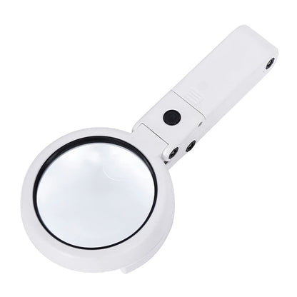 Portable Handheld Magnifying Glass with LED Light - Smarsty