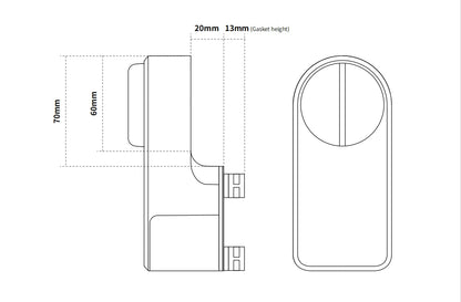 A1 Pro Bluetooth Smart Door Lock With Easy Installation - Smarsty