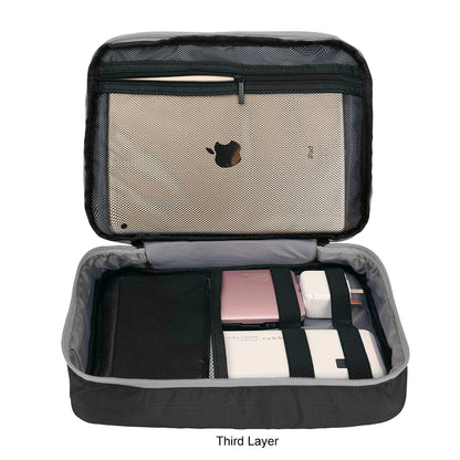Multi Layer Electronic Accessories Organizer for Travel - Smarsty