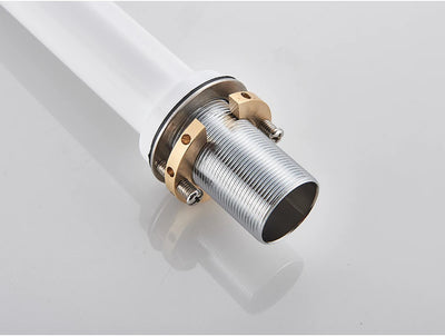 Brushed Gold Bathroom Faucet with Hot Cold Mixer - Smarsty