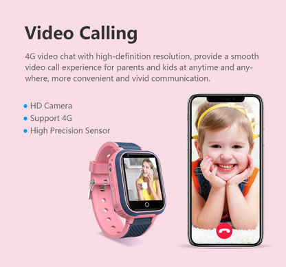 Kids 4G Smart Watch with GPS and Video Call - Smarsty