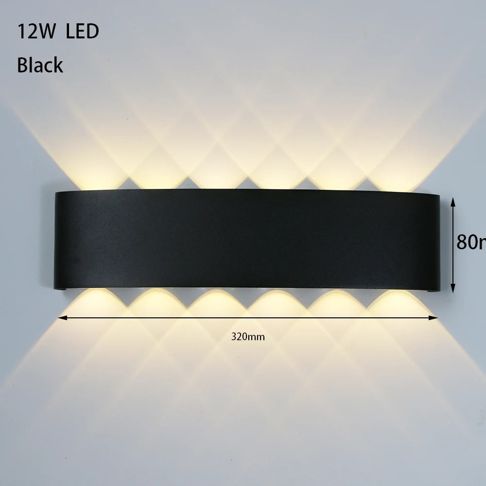 Outdoor Waterproof LED Wall Lamp for Stylish Illumination - Smarsty