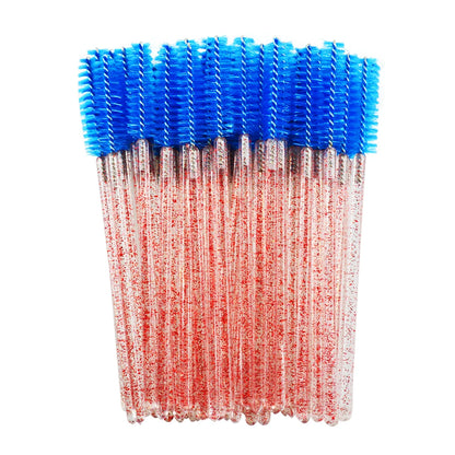 QSTY 50pcs Disposable Eyelash Brush Applicators in 6 Colors - Smarsty