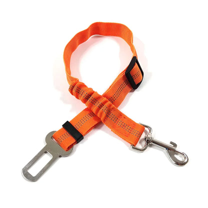 Adjustable Dog Car Seat Belt Harness with Reflective Cushioning - Smarsty