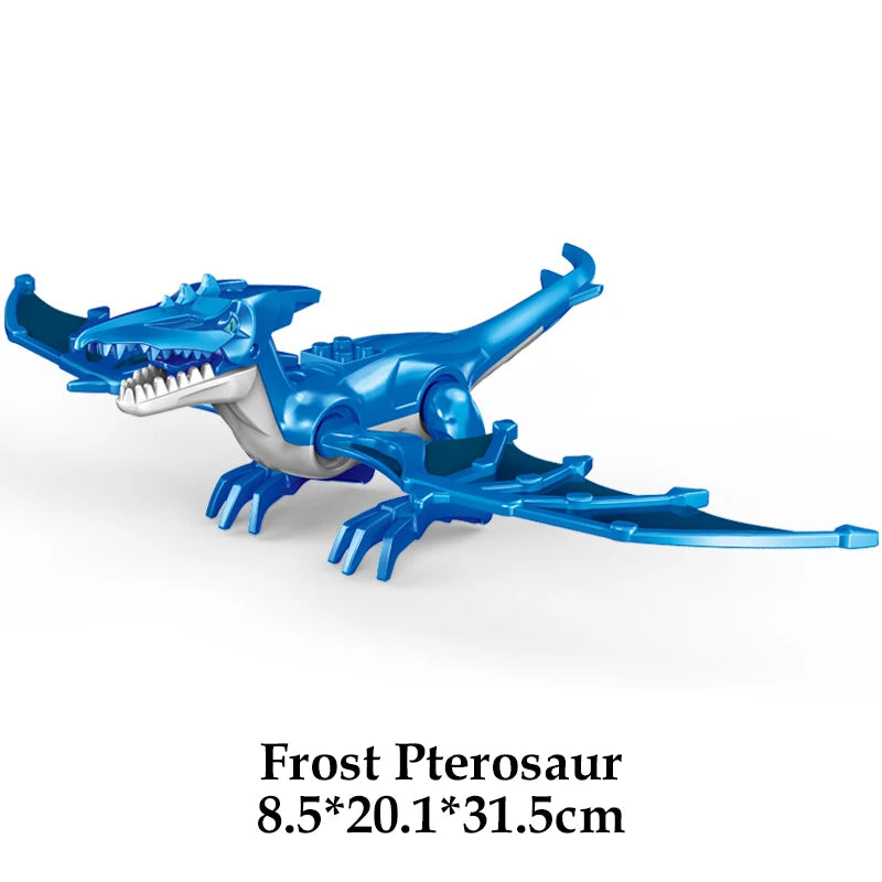 Jurassic Dinosaur World Brutal Raptor T-Rex Triceratops Indominus Rex Model Building Blocks Dino Velociraptor Figure Bricks Toys
