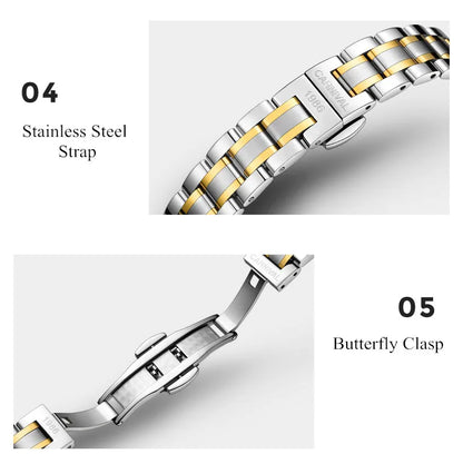 Carnival Luxury Women's Mechanical Watch with Sapphire Crystal - Smarsty