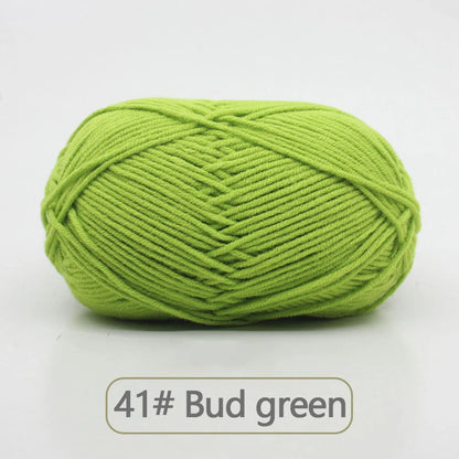 Soft Wool Milk Cotton Yarn for Knitting and Crochet - Smarsty