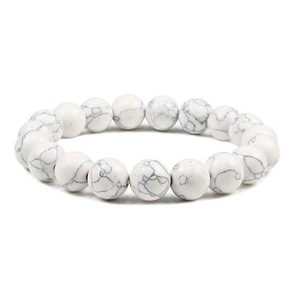 Natural Stone Bead Bracelet with Volcanic Lava - Smarsty