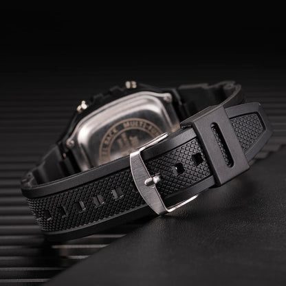 Luxury Waterproof Digital Men's Wristwatch with Square Dial - Smarsty