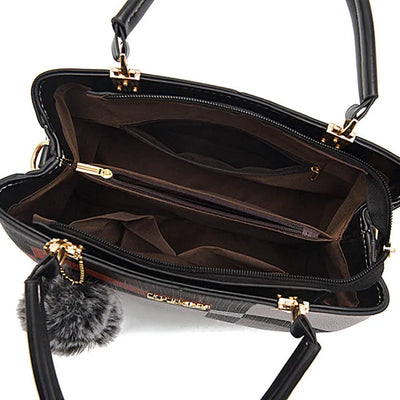 PU Leather Crossbody Handbag For Women With Zipper - Smarsty