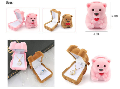 Lovely Velvet Jewelry Box for Rings and Earrings Display - Smarsty