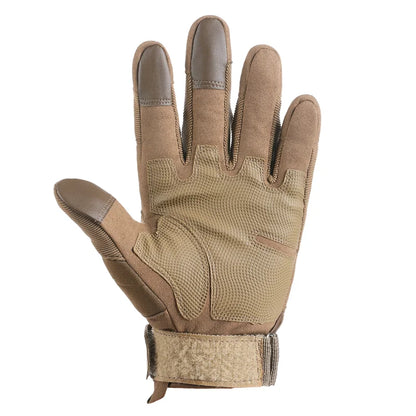 Touch Screen Tactical Motorcycle Gloves With Hard Knuckle Protection - Smarsty