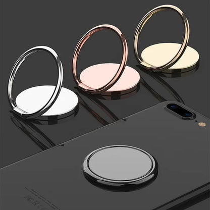 Spin Rotatable Phone Holder With Magnetic Finger Ring Stand - Smarsty
