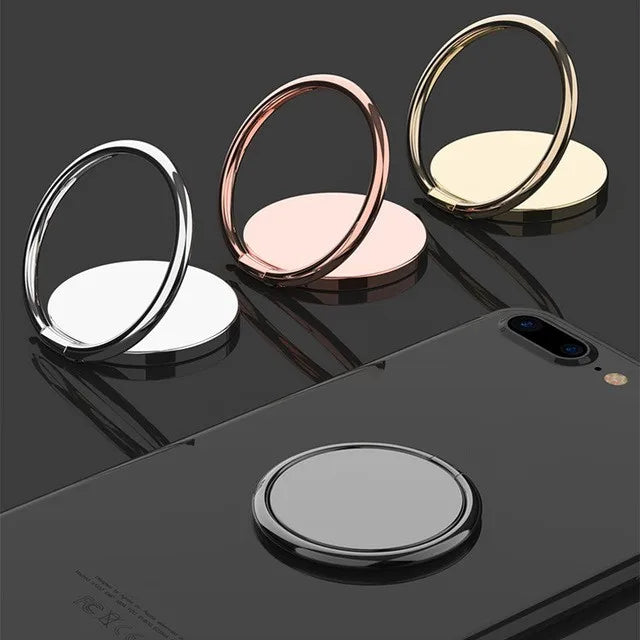 Spin Rotatable Phone Holder With Magnetic Finger Ring Stand - Smarsty