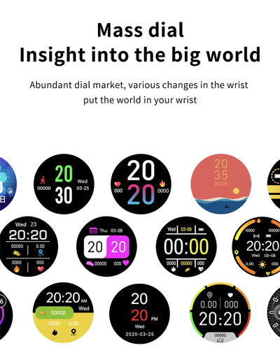 LIGE Smart Watch for Ladies with Full Touch Screen - Smarsty