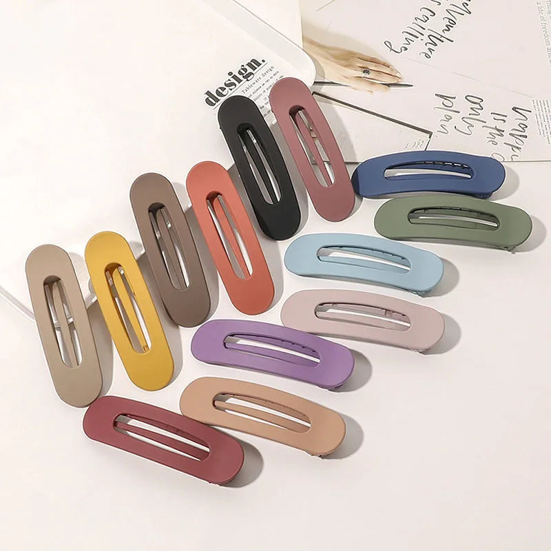 Korean Frosted Large Hair Clips for Stylish Hold - Smarsty