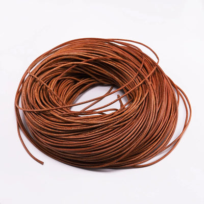 Genuine Cow Leather Round Cord Durable Bracelet String - Smarsty