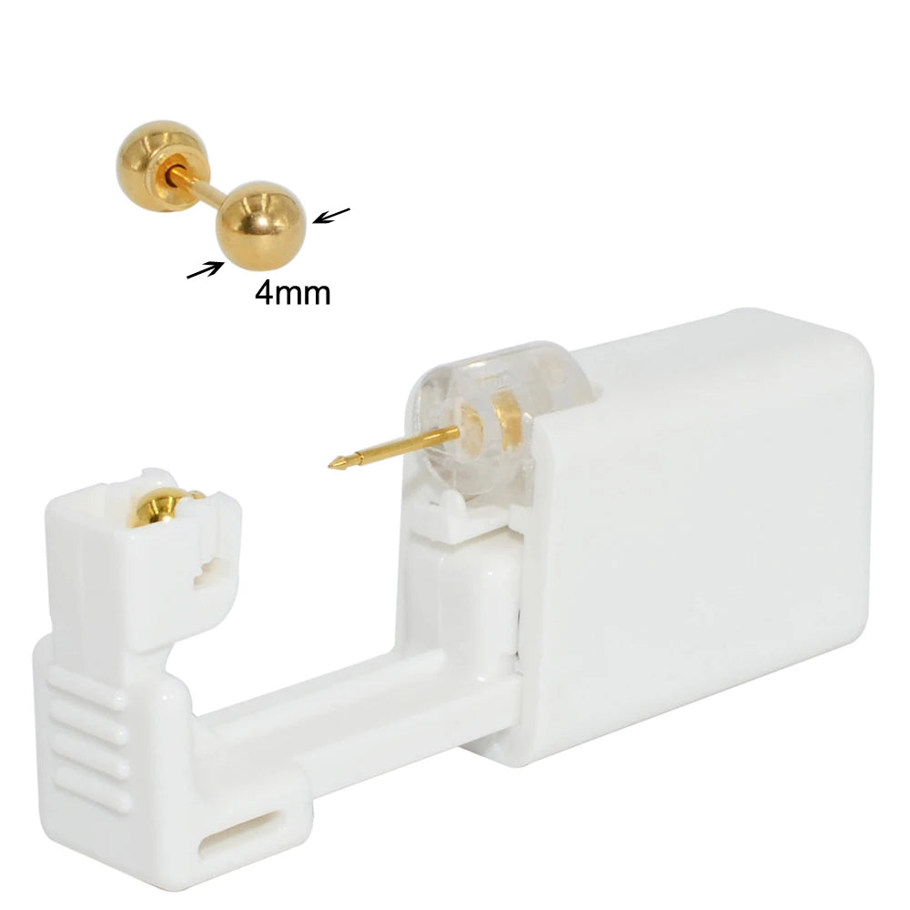 Sterile Surgical Steel Ear Stud Disposable Safe Ball - Smarsty