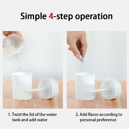 USB Ultrasonic Air Humidifier With LED Light - Smarsty