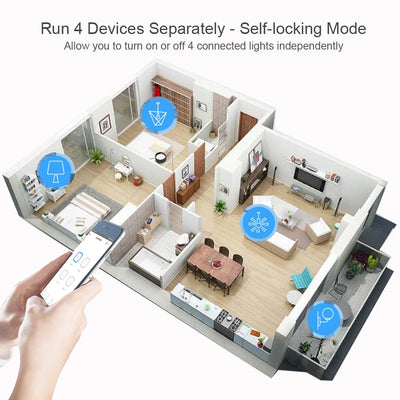 Smart WiFi Relay Switch Module with Alexa Compatibility - Smarsty