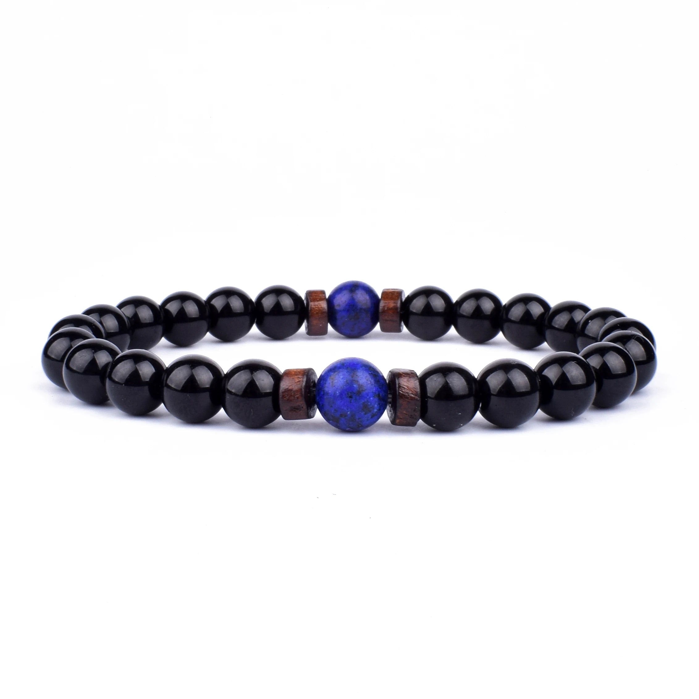 Volcanic Stone Bracelet for Men with Mood Tracking Feature - Smarsty
