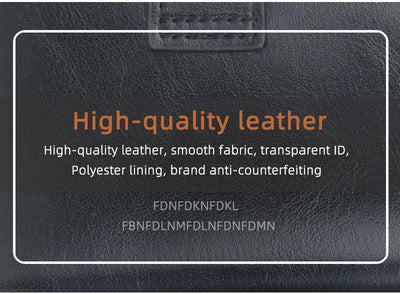 New RFID Men Card Wallets Hasp Small Card Wallets Slim Mini Men's Wallet High Qaulity Card Clip Photo Holder Short Male Purses - Smarsty