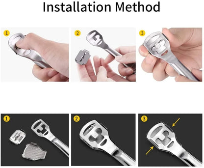 Stainless Steel Foot Callus Shaver for Smooth Skin - Smarsty
