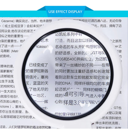 Portable Handheld Magnifying Glass with LED Light - Smarsty