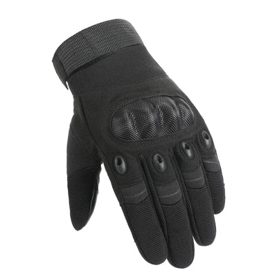 Touch Screen Tactical Motorcycle Gloves With Hard Knuckle Protection - Smarsty