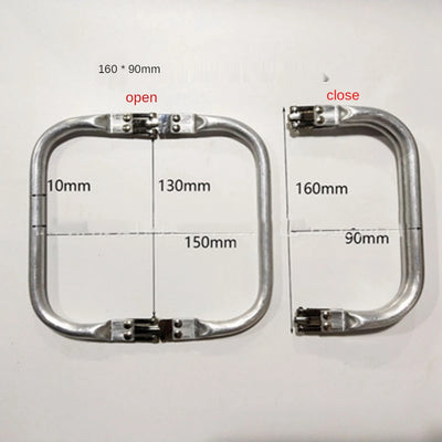 DIY Metal Purse Frame Handle Kiss Clasp Lock For Bag Sewing Craft Tailor Accessories Bag Frame For Purse Backpack Bags Parts - Smarsty