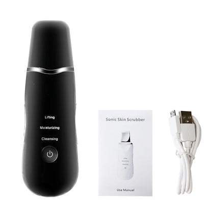 Ultrasonic Skin Scrubber for Deep Cleansing and Rejuvenation - Smarsty
