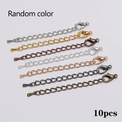 10pcs Extension Chains With Lobster Clasps Adjustable - Smarsty