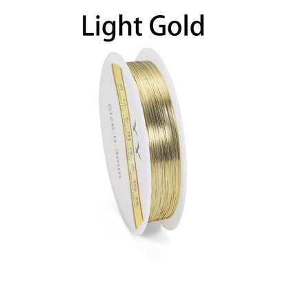 Gold Copper Wire Beading Cord Flexible Jewelry Wire - Smarsty