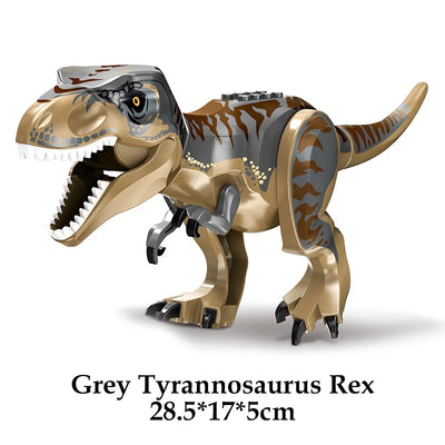 Jurassic Dinosaur World Brutal Raptor T-Rex Triceratops Indominus Rex Model Building Blocks Dino Velociraptor Figure Bricks Toys - Smarsty