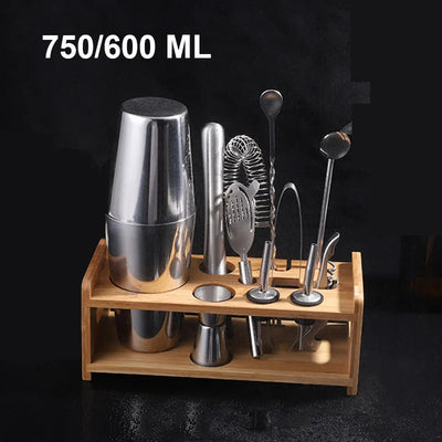 Professional Stainless Steel Boston Shaker Bar Set - Smarsty