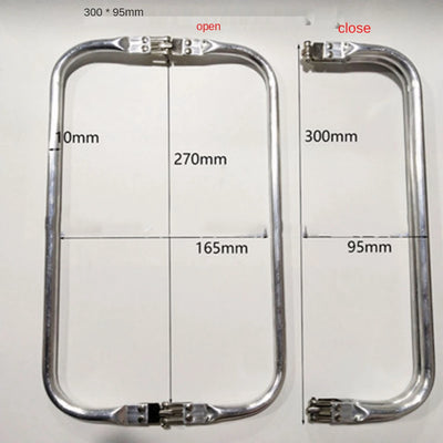 DIY Metal Purse Frame Handle Kiss Clasp Lock For Bag Sewing Craft Tailor Accessories Bag Frame For Purse Backpack Bags Parts - Smarsty